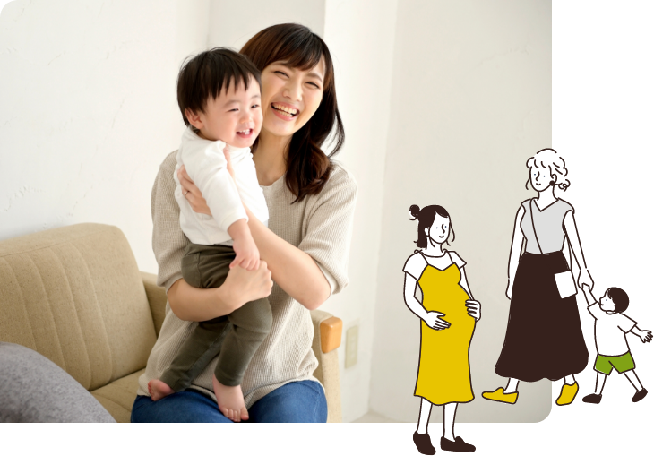 育児に理解がある職場だから家庭とキャリアを両立できるイメージ画像